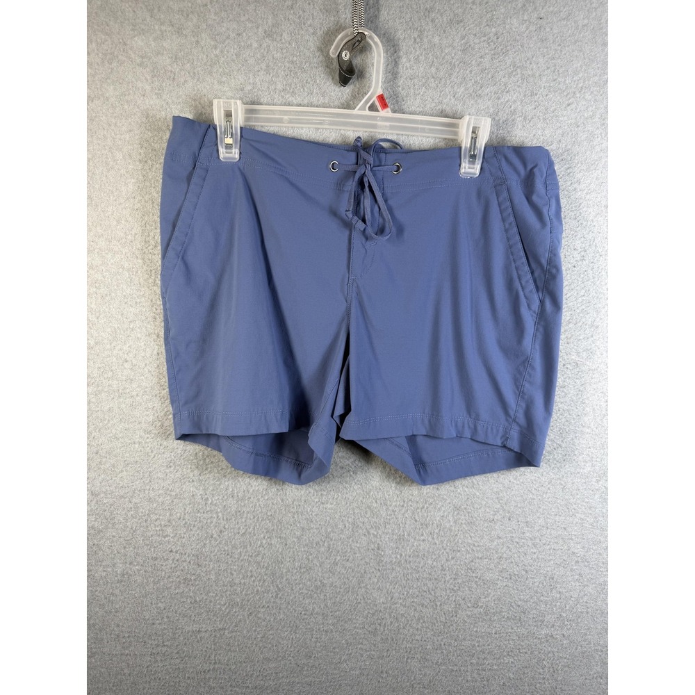 Columbia Shorts Womens 12 Blue Omni-Shield Quick Dry Water Repellent Hiking